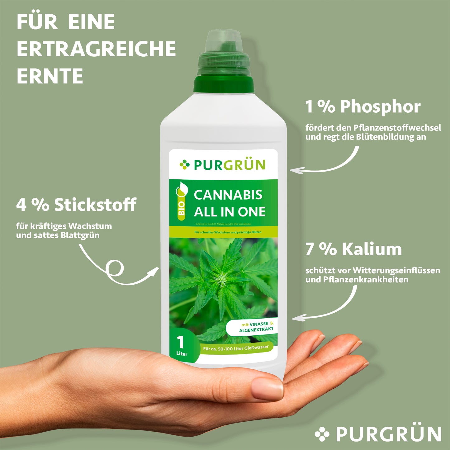 Bio-Cannabis-All-In-One-Dünger 1 Liter