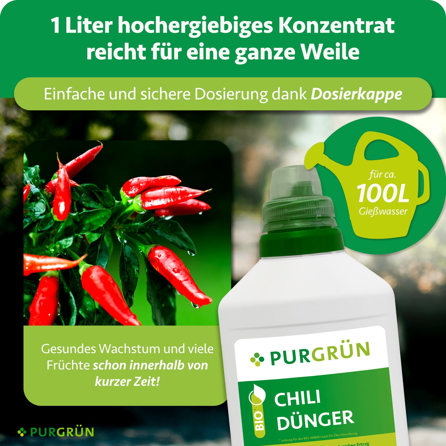Bio-Chilidünger 1 Liter