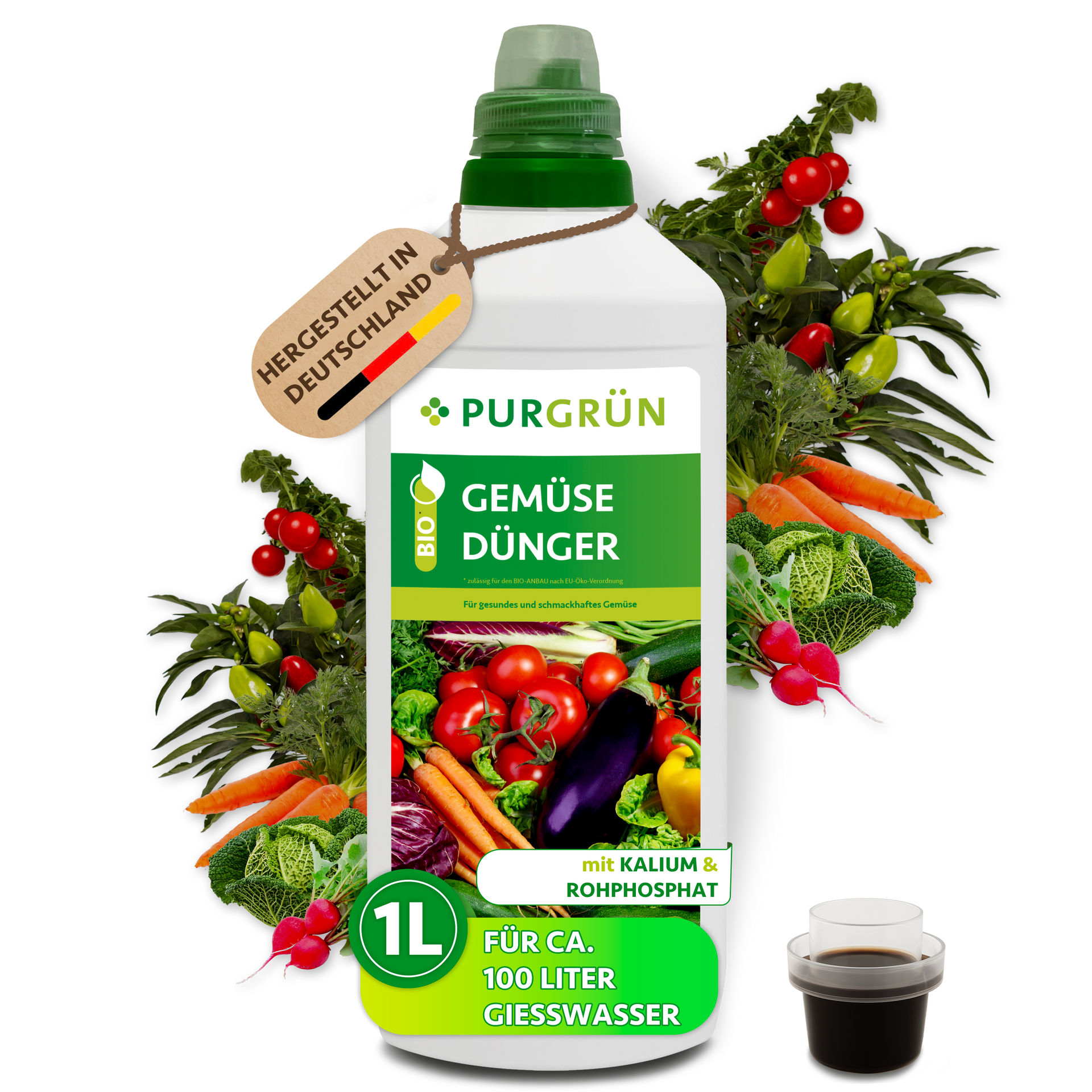 Purgrün Bio-Gemüsedünger 1 Liter