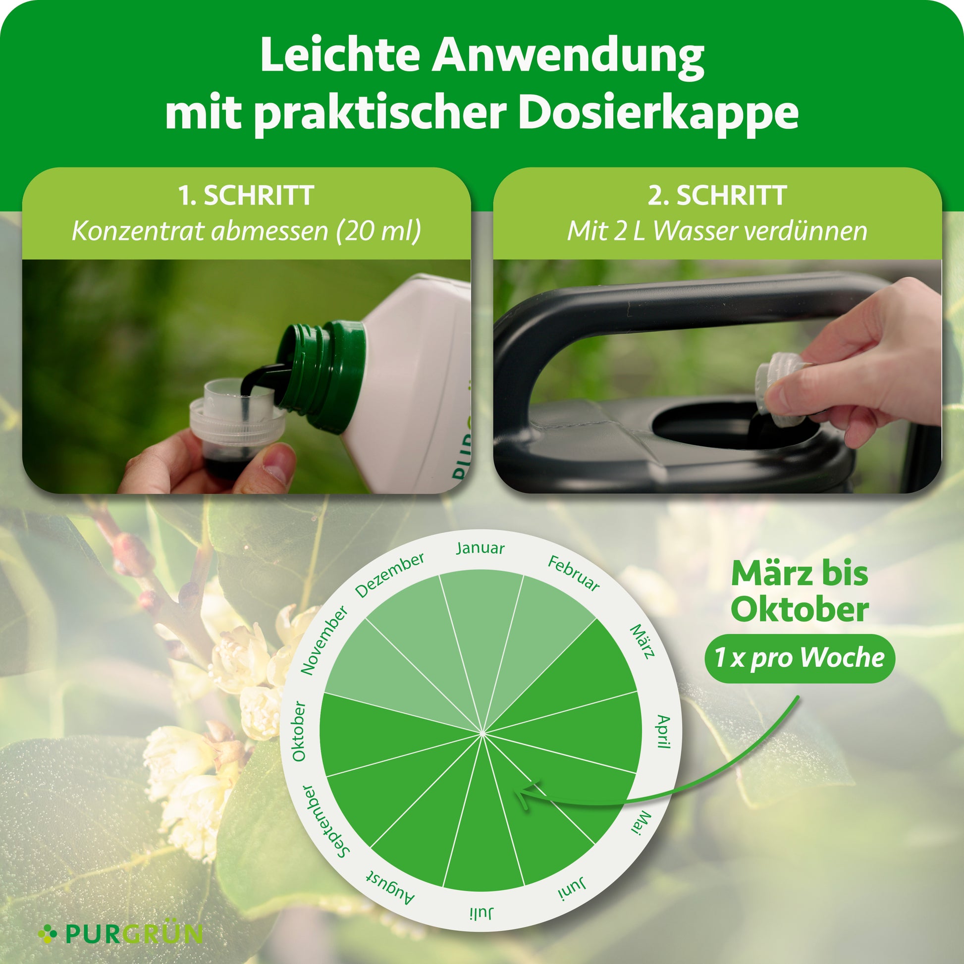 welcher dünger für lorbeerbaum Purgrün Bio-Gewürzlorbeer-Dünger 1 Liter