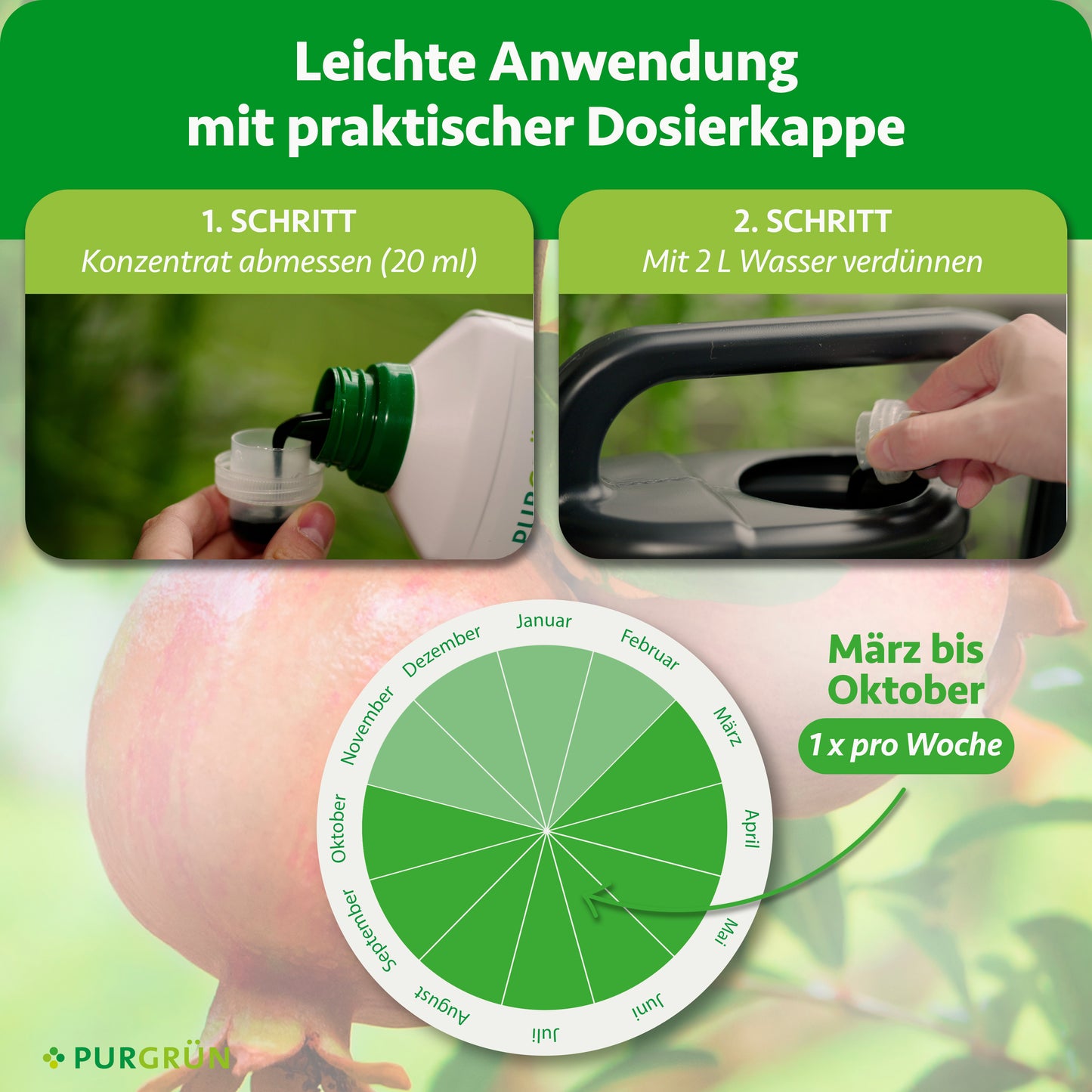 Bio-Granatapfel-Dünger 1 Liter
