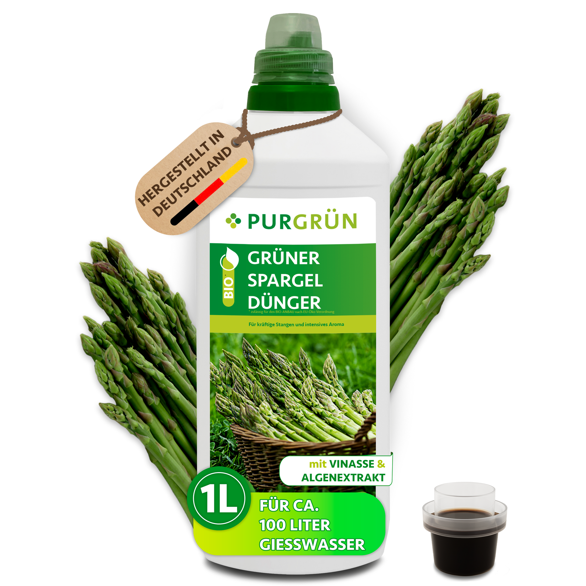 Purgrün Bio-Grüner-Spargel-Dünger 1 Liter