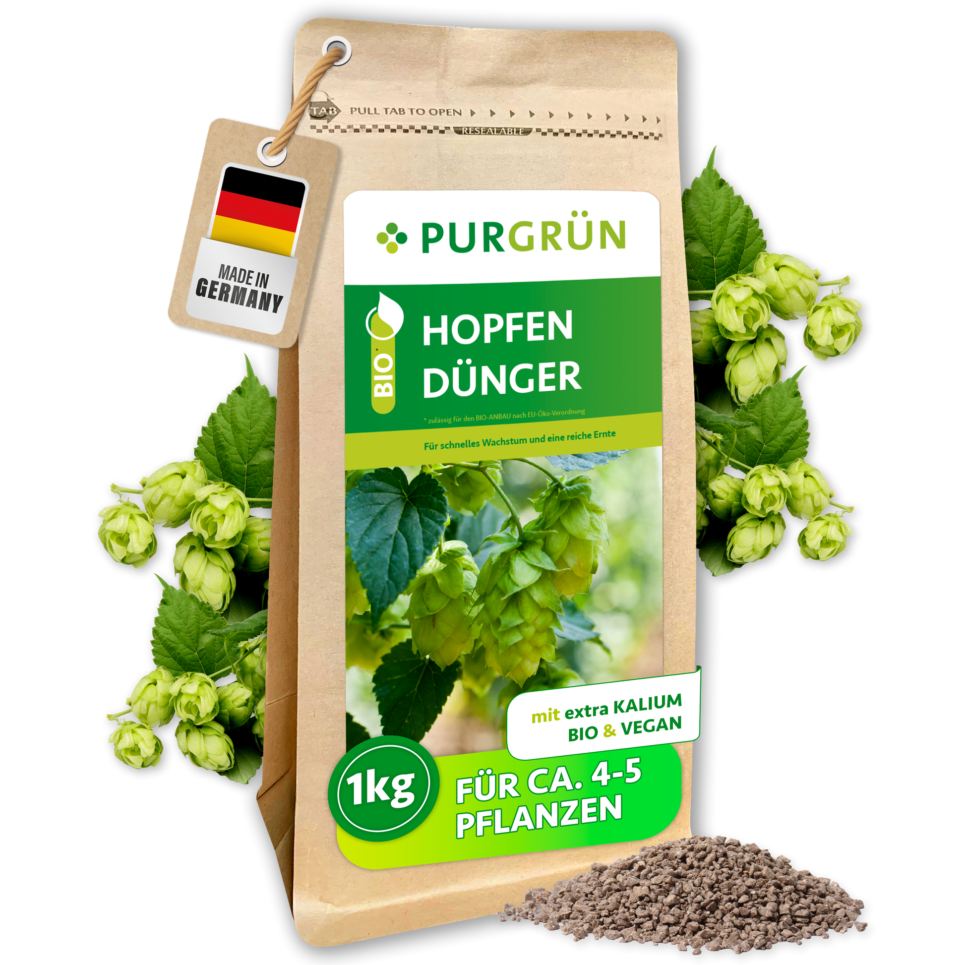 Purgrün Hopfen-Dünger 1 kg