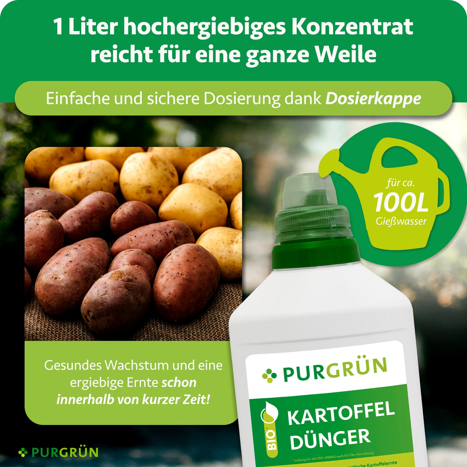 Purgrün Bio-Kartoffeldünger 1 Liter