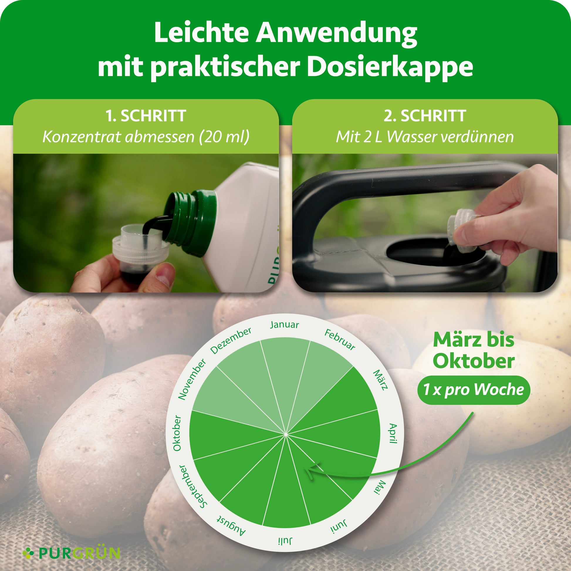 Purgrün Bio-Kartoffeldünger 1 Liter