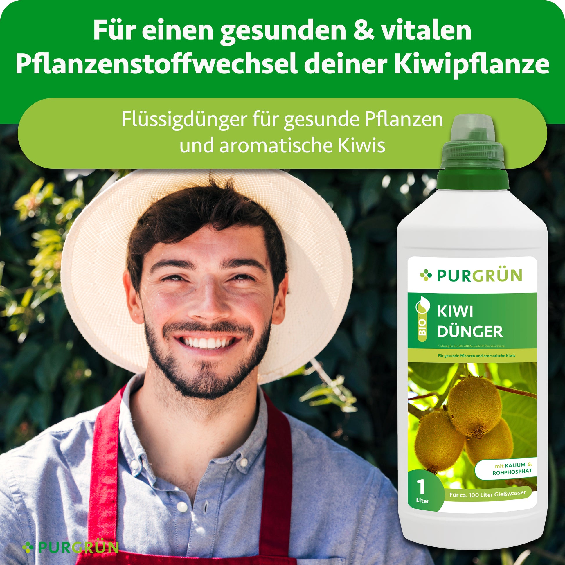 Purgrn Bio-Kiwi-Dnger 1 Liter Purgrn Bio-Kiwi-Dnger 1 Liter