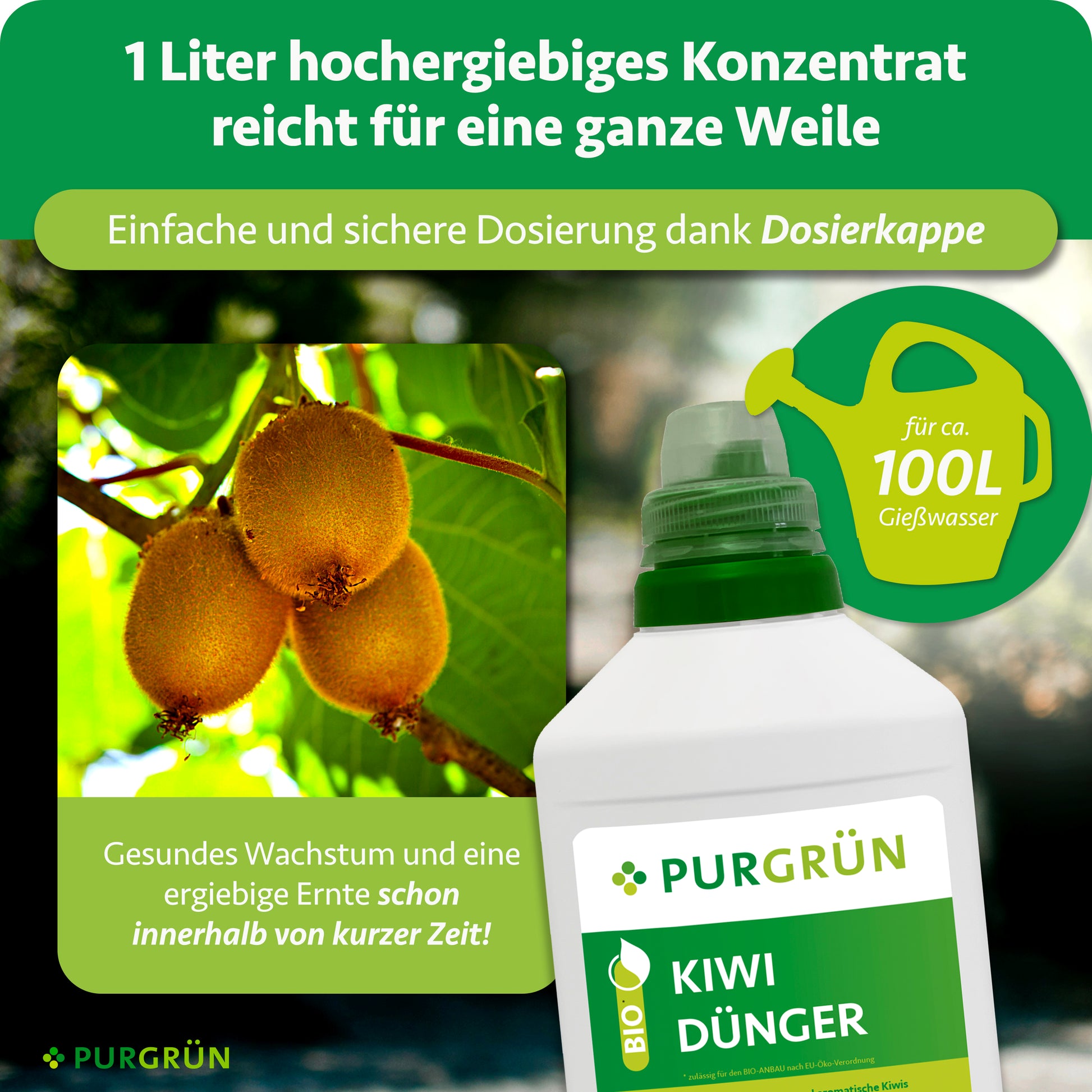 Purgrn Bio-Kiwi-Dnger 1 Liter Purgrn Bio-Kiwi-Dnger 1 Liter