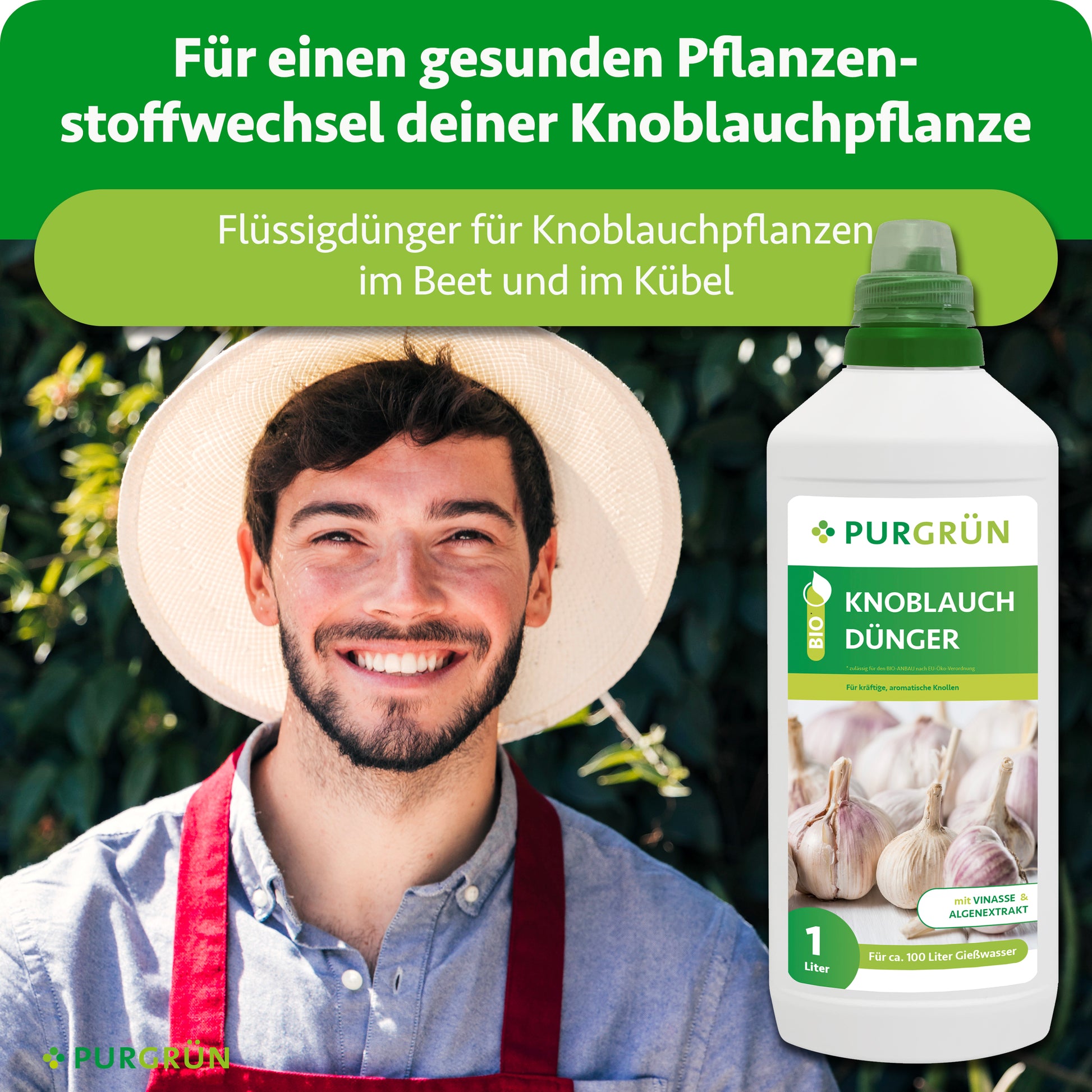 Purgrün Bio-Knoblauchdünger 1 Liter