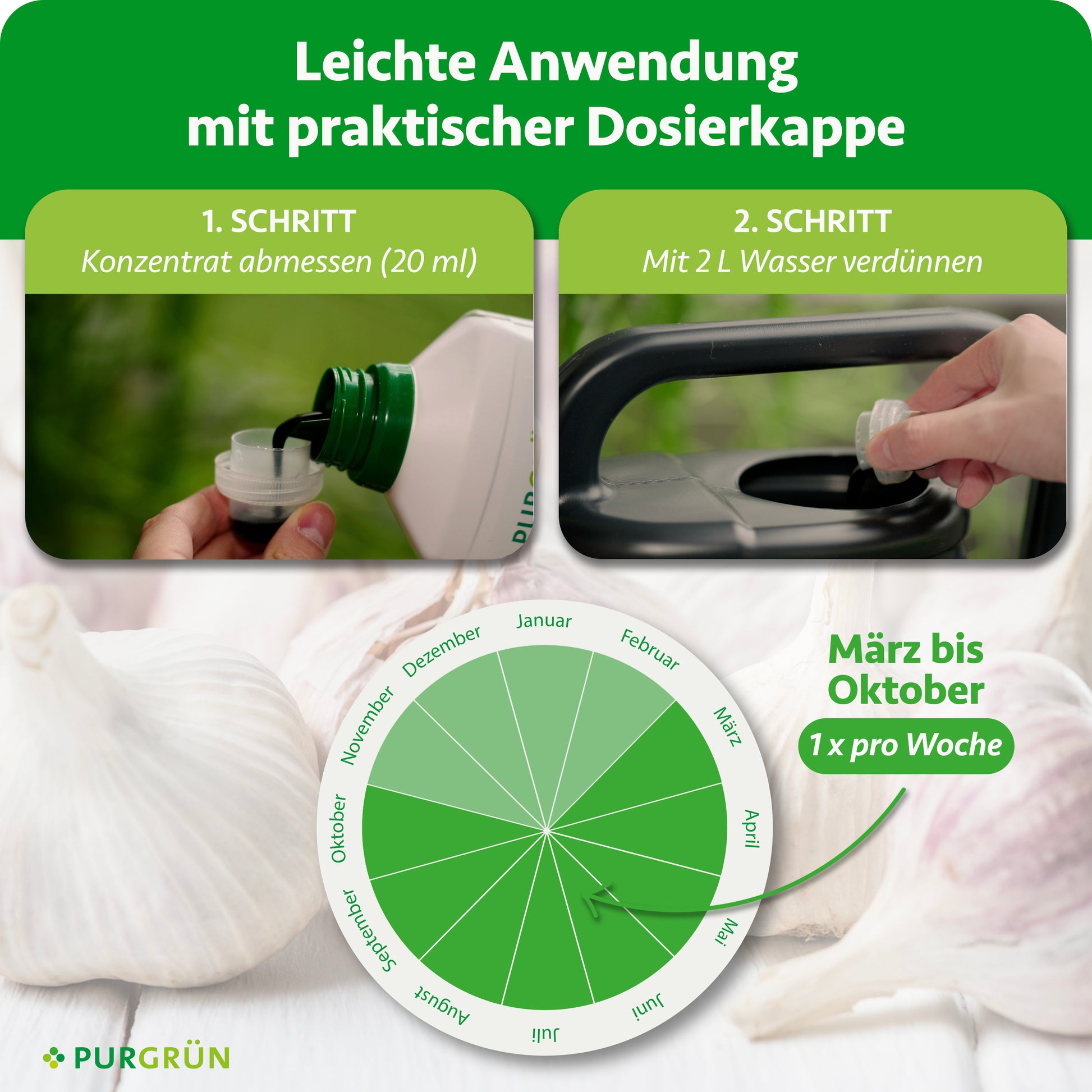 Purgrün Bio-Knoblauchdünger 1 Liter