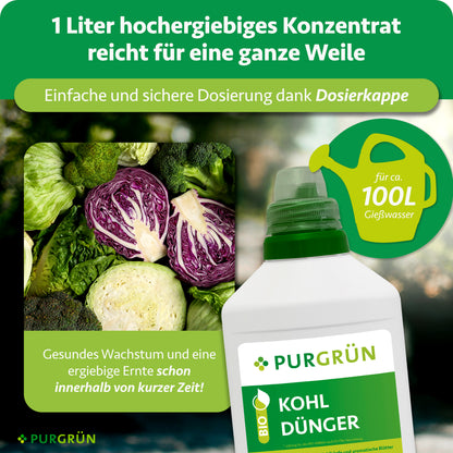 Bio-Kohl-Dünger 1 Liter