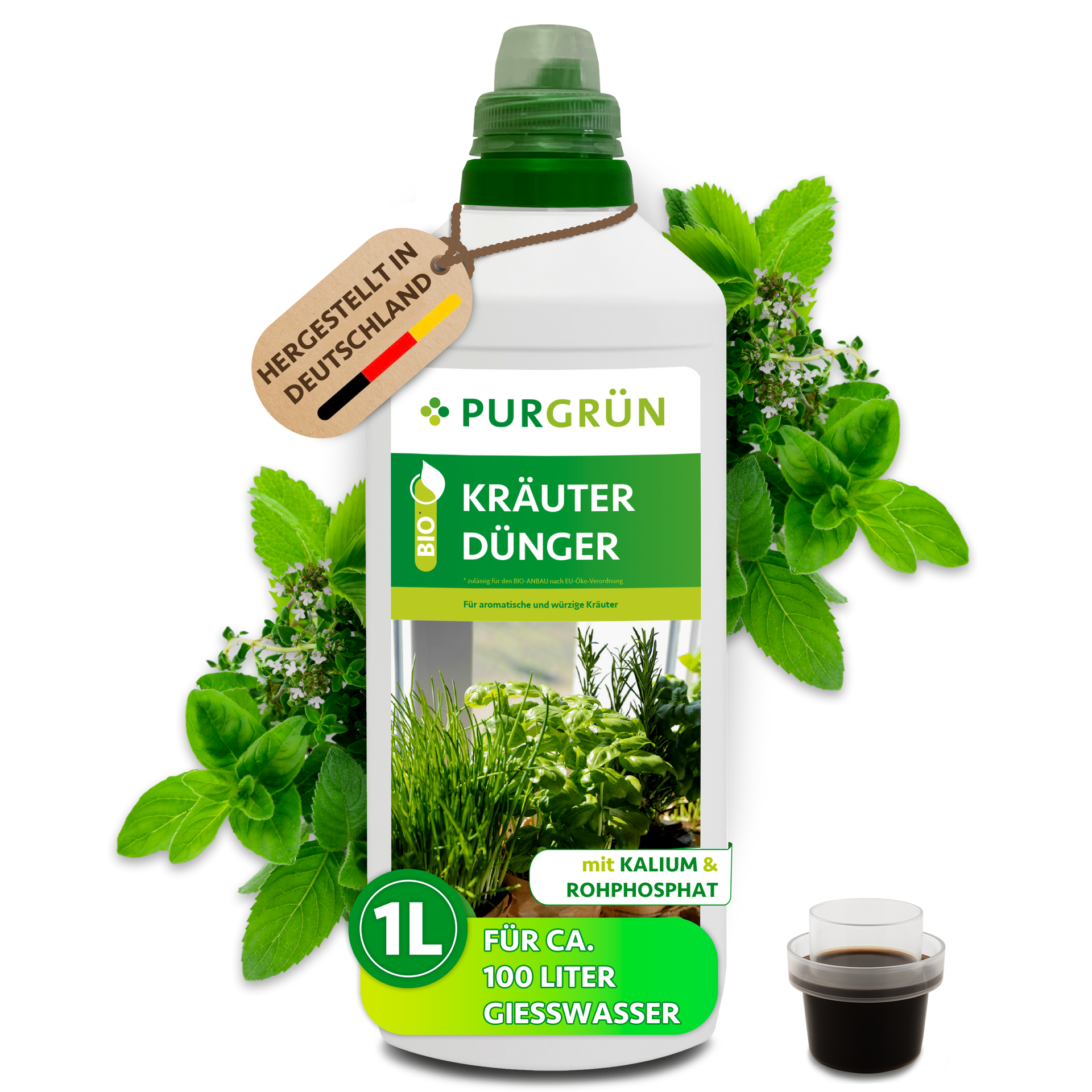 Purgrün Bio-Kräuterdünger 1 Liter