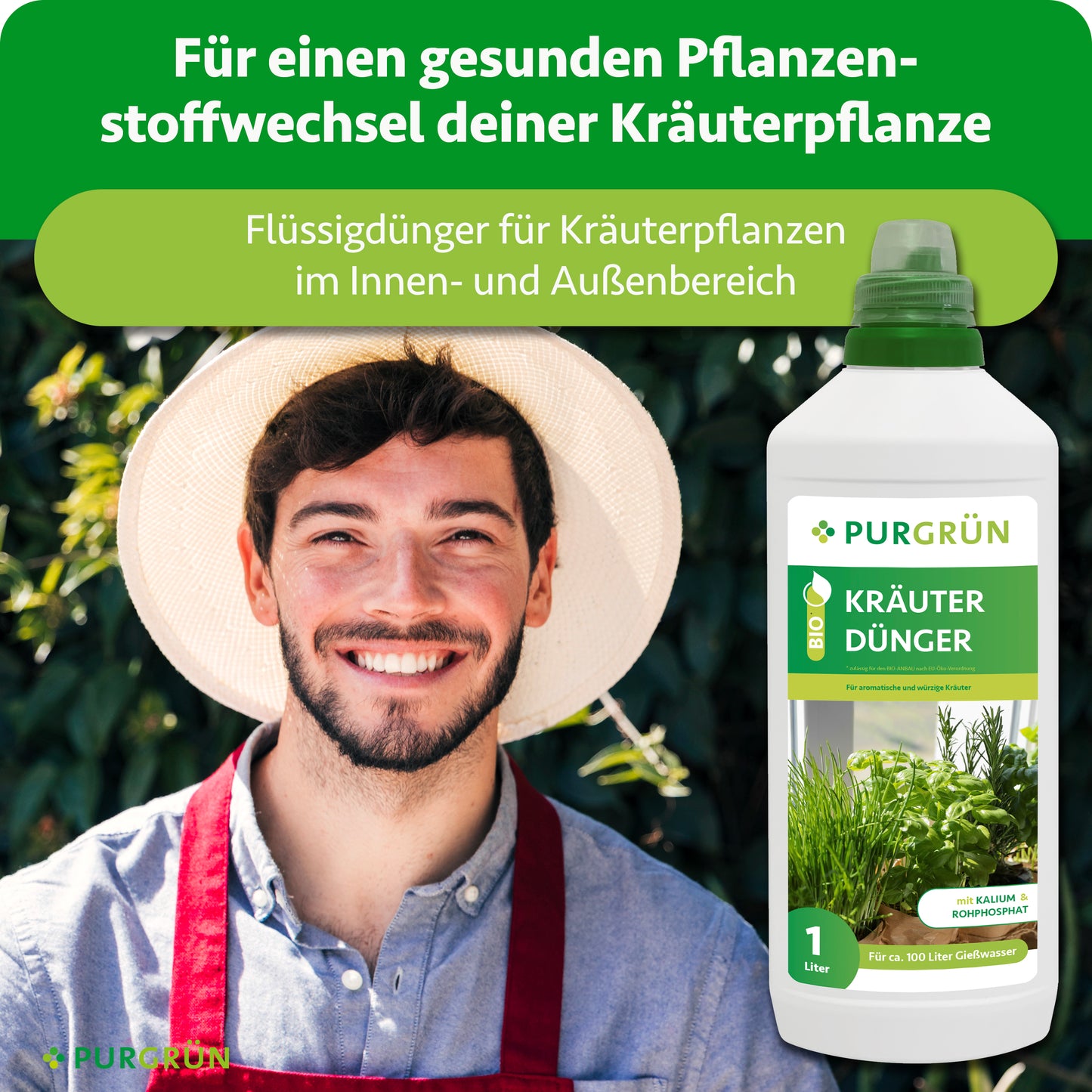 Bio-Kräuterdünger 1 Liter