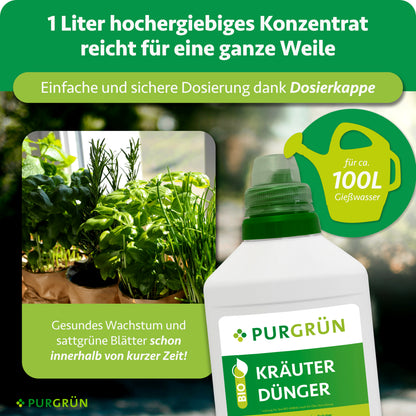 compo bio kräuterdünger Purgrün Bio-Kräuterdünger 1 Liter