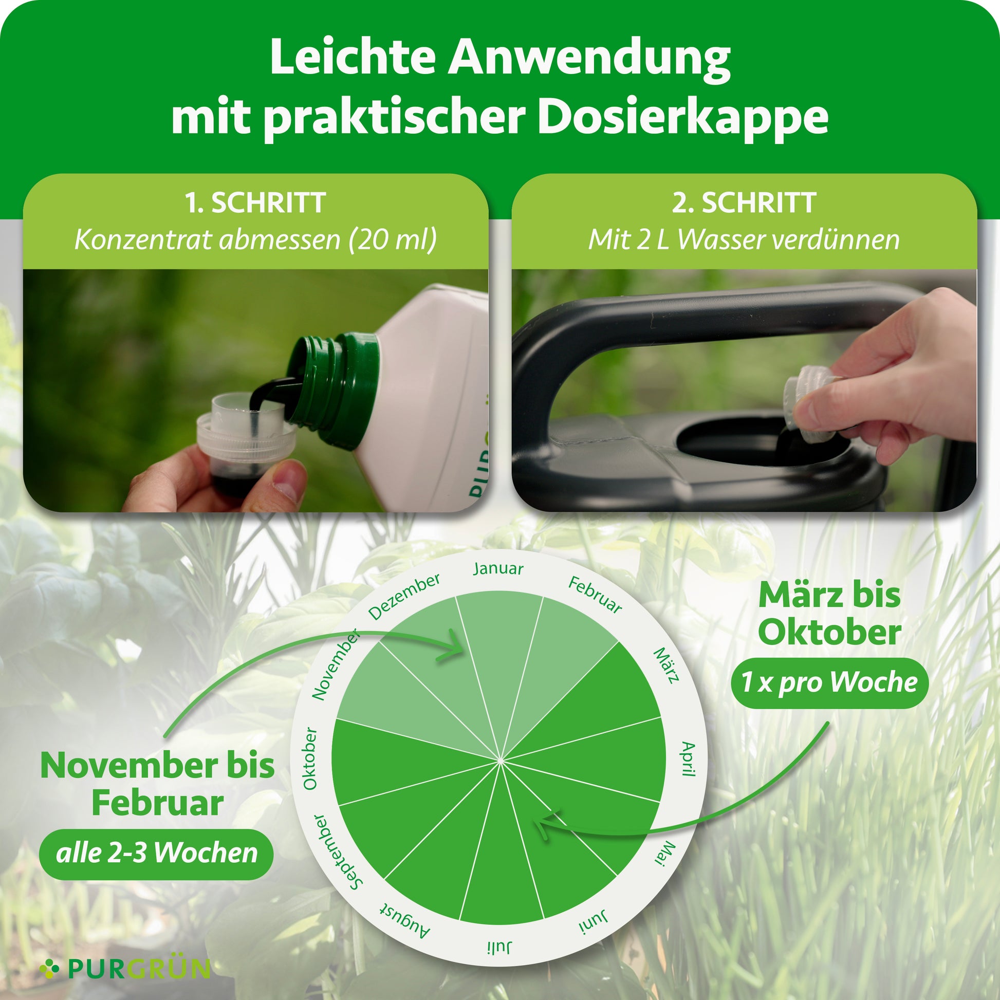 Purgrün Bio-Kräuterdünger 1 Liter