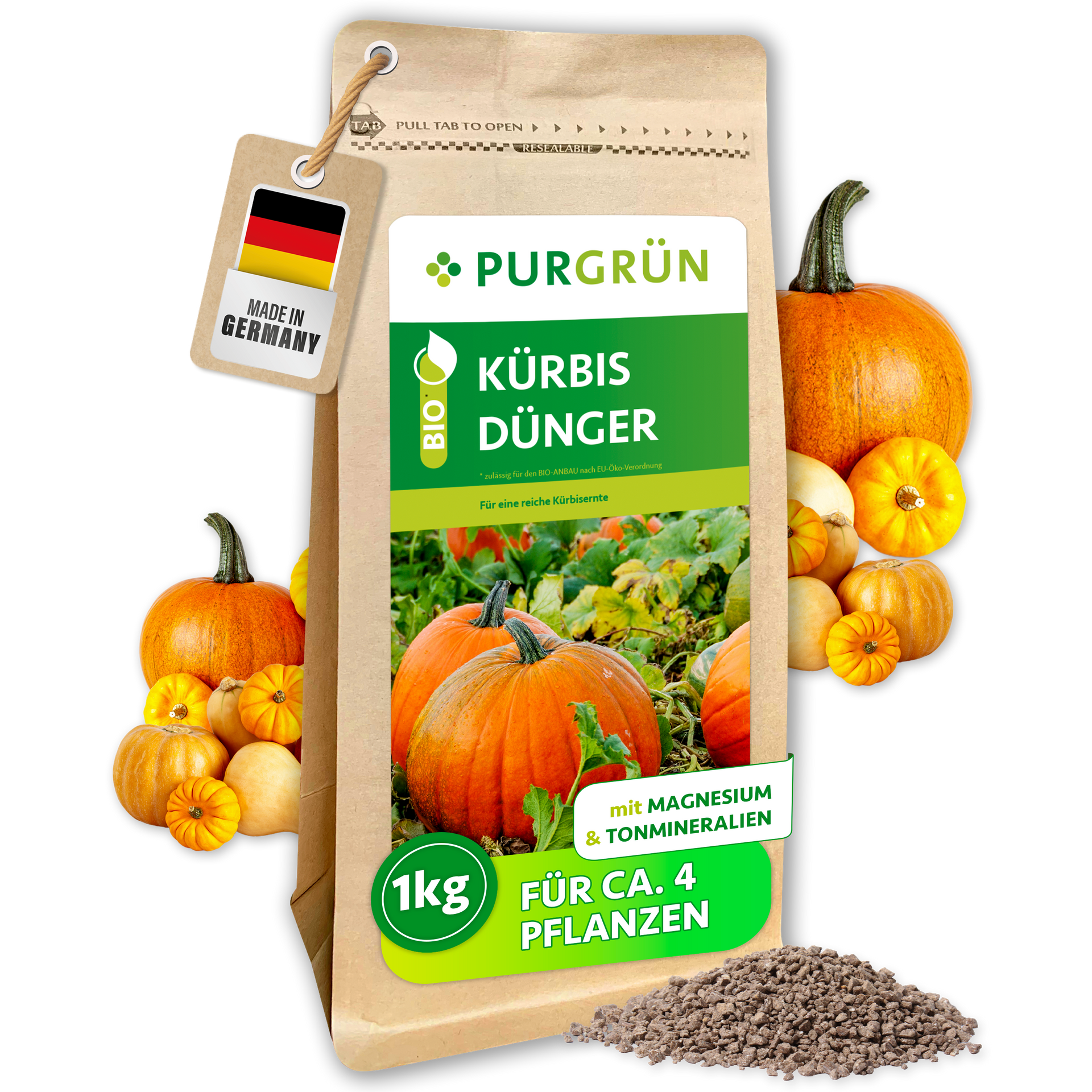 Purgrün Bio-Kürbis-Dünger 1 kg