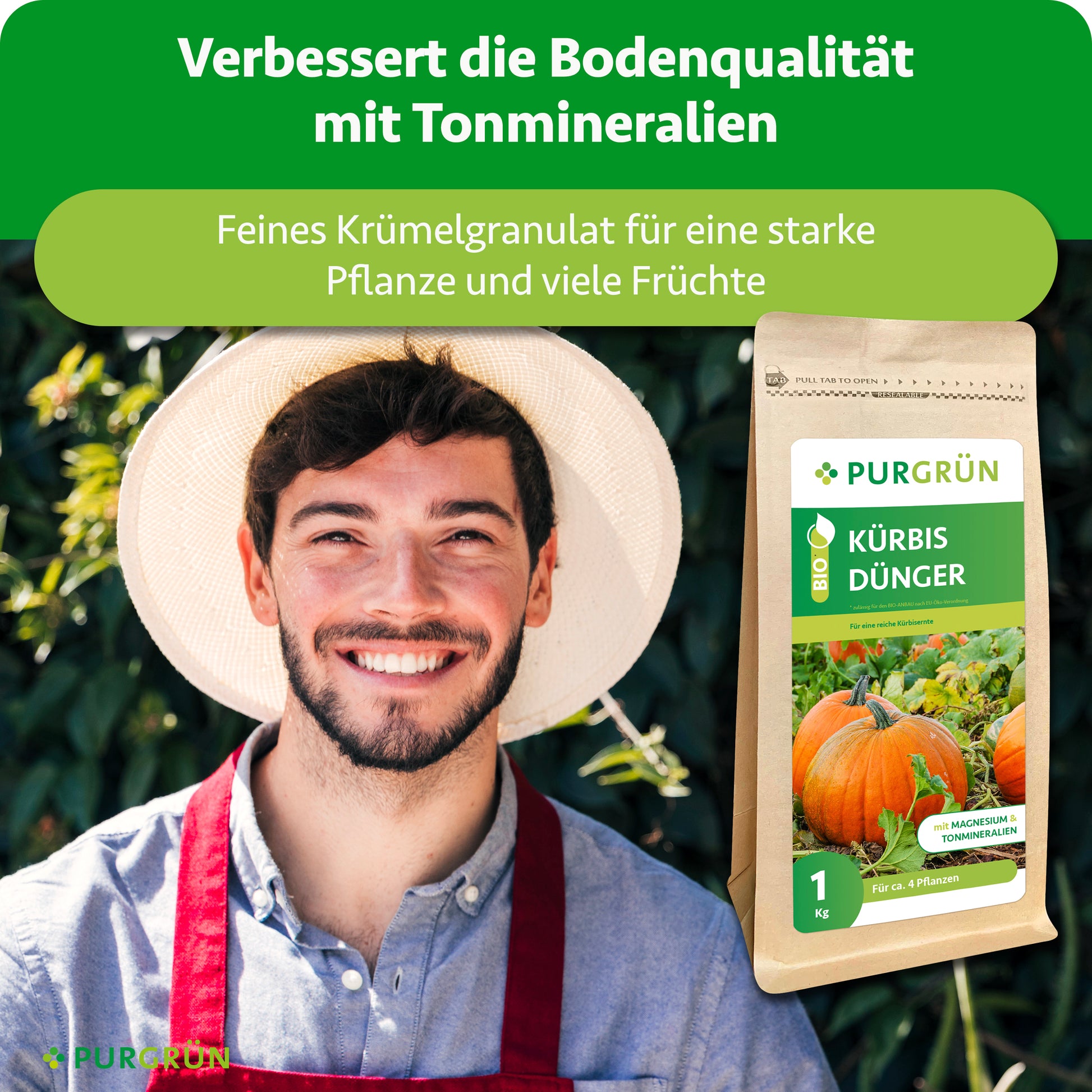 Purgrün Bio-Kürbis-Dünger 1 kg