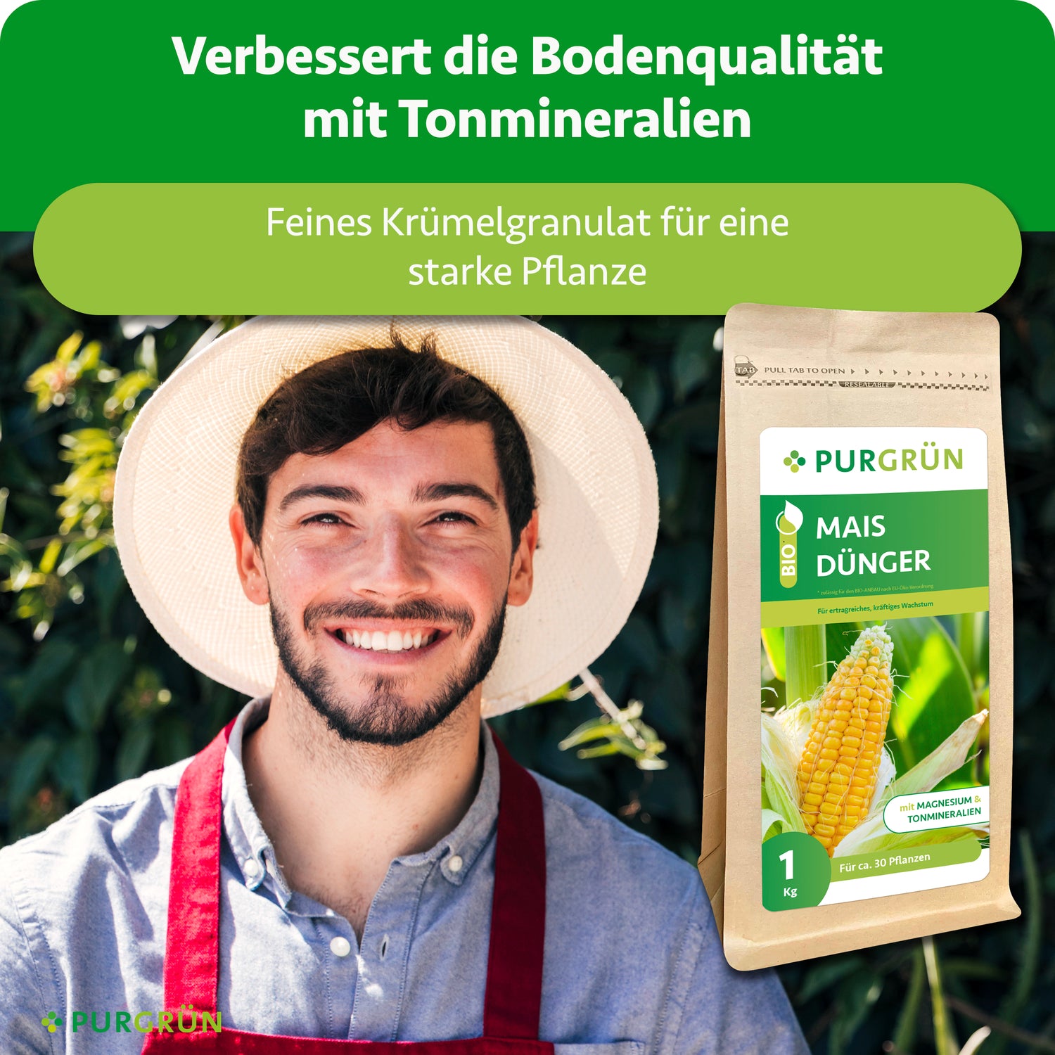 Purgrün Bio-Mais-Dünger 1 kg