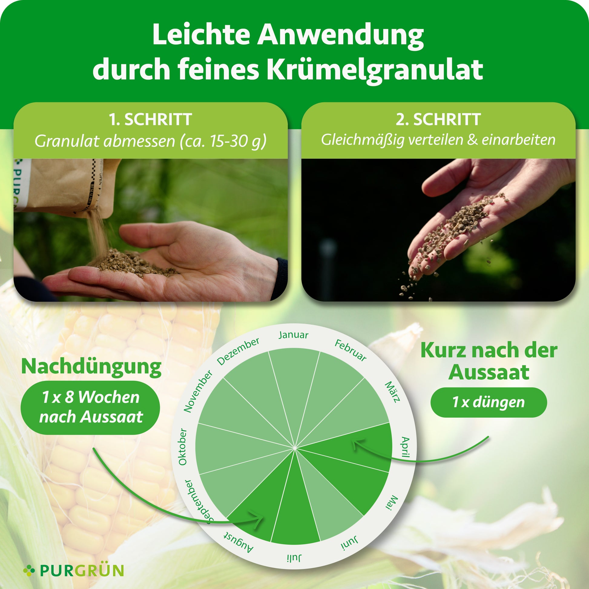 Purgrün Bio-Mais-Dünger 1 kg