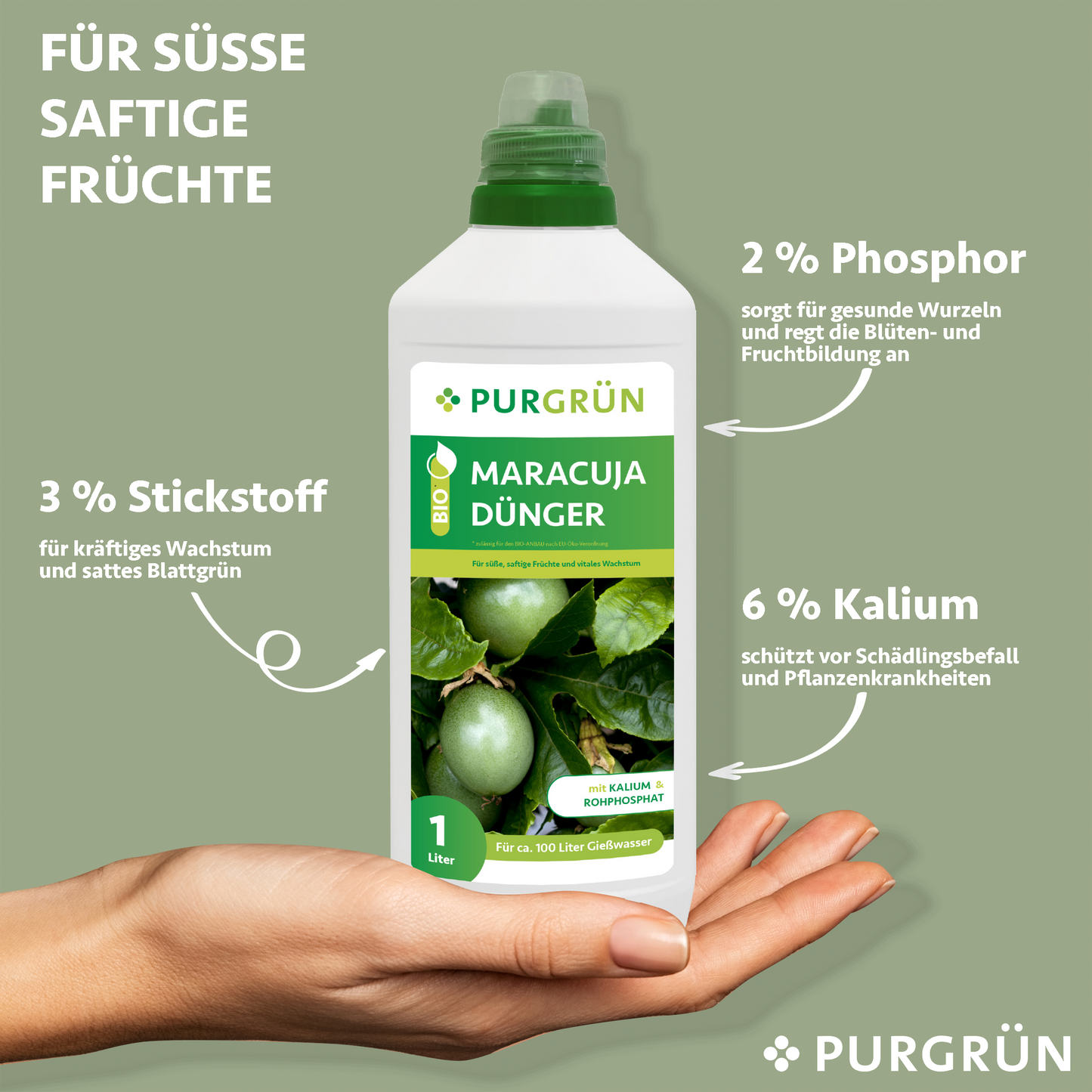 Bio-Maracuja-Dünger 1 Liter
