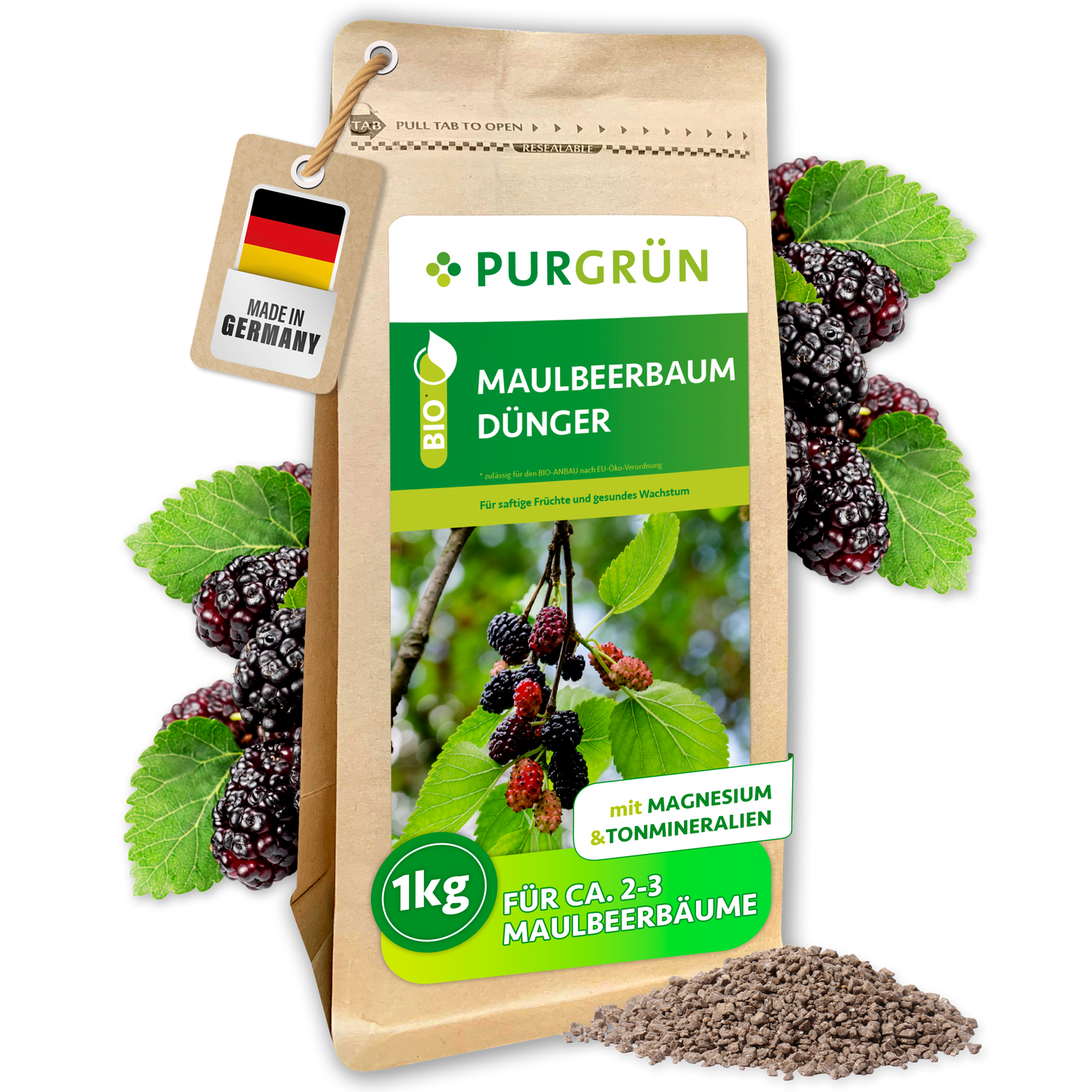 Bio-Maulbeerbaum-Dünger 1 kg