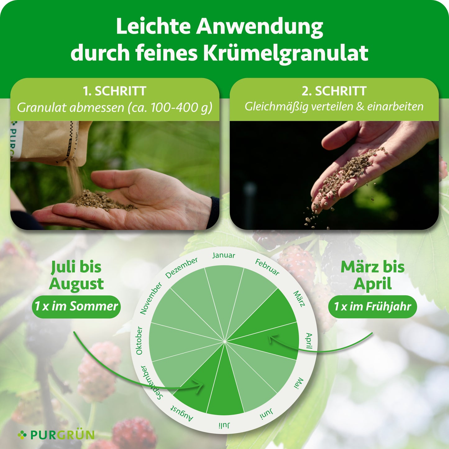 Bio-Maulbeerbaum-Dünger 1 kg