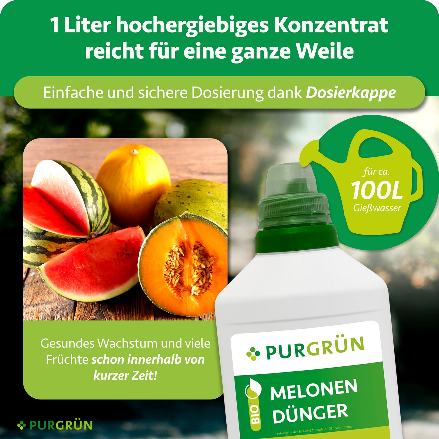 Bio-Melonen-Dünger 1 Liter