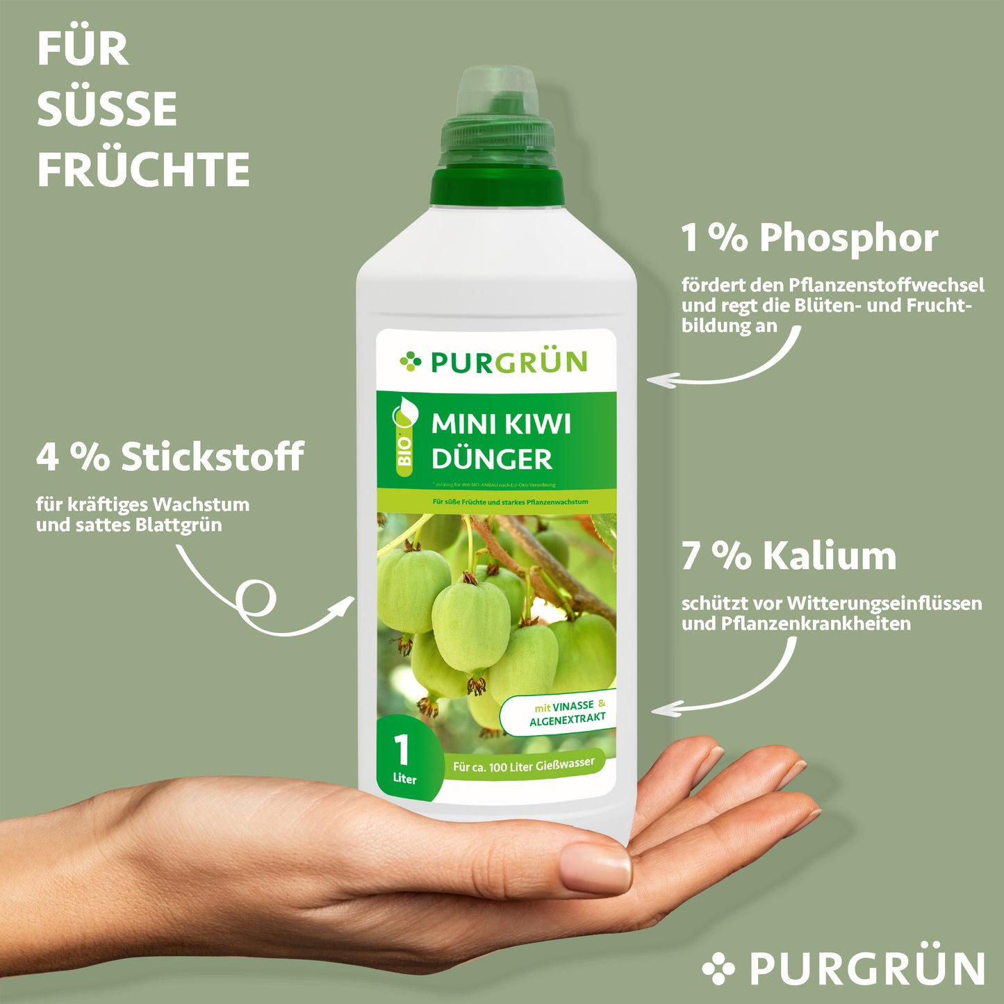 Bio-Mini-Kiwi-Dünger 1 Liter