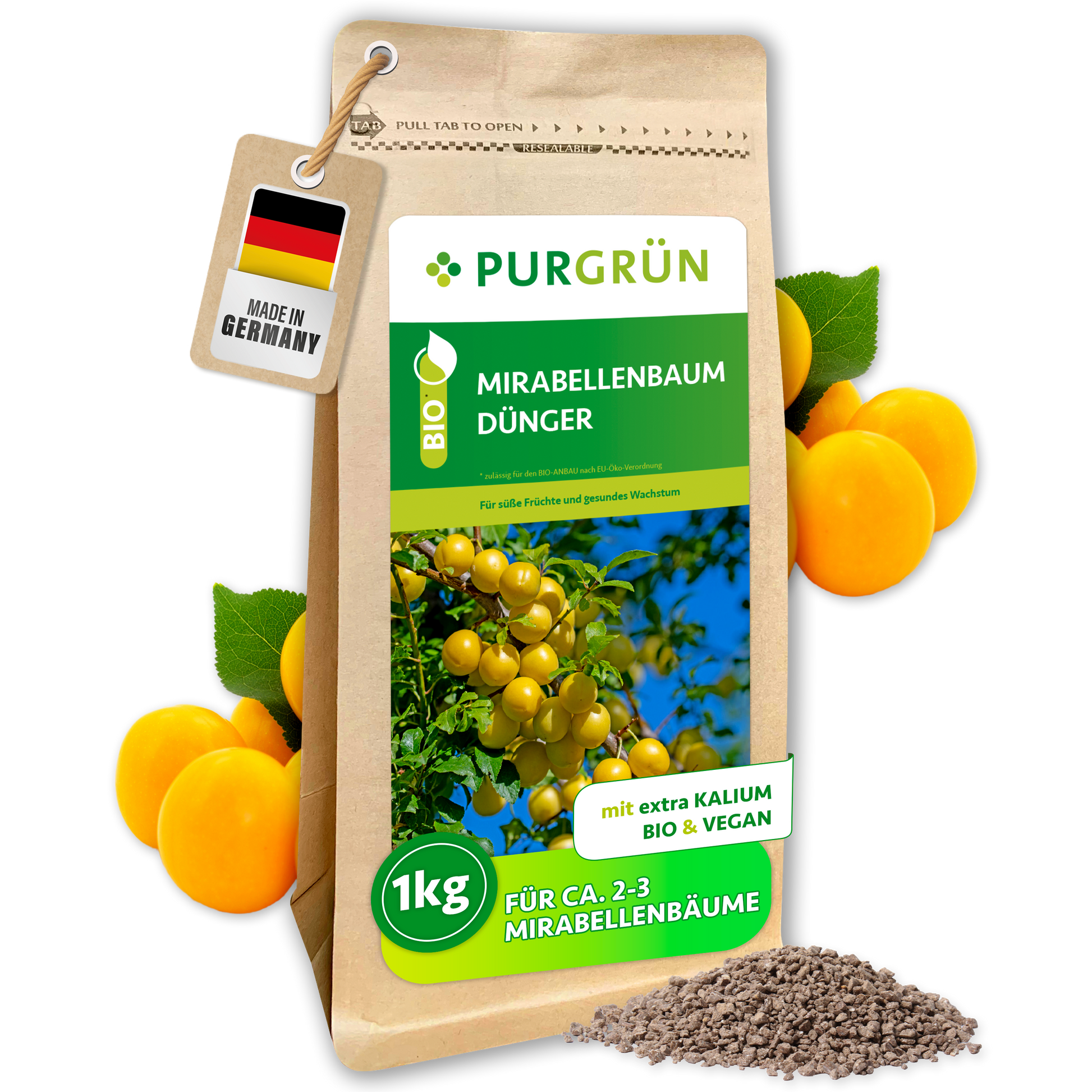 Bio-Mirabellenbaum-Dünger 1 kg