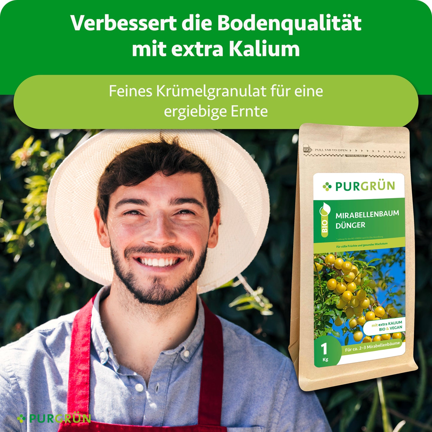 Bio-Mirabellenbaum-Dünger 1 kg