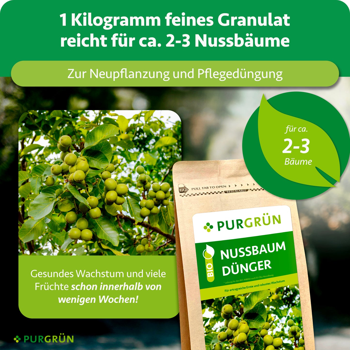Bio-Nussbaum-Dünger 1 kg