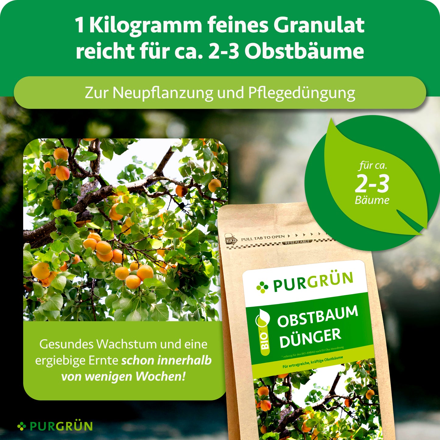 Bio-Obstbaum-Dünger 1 kg
