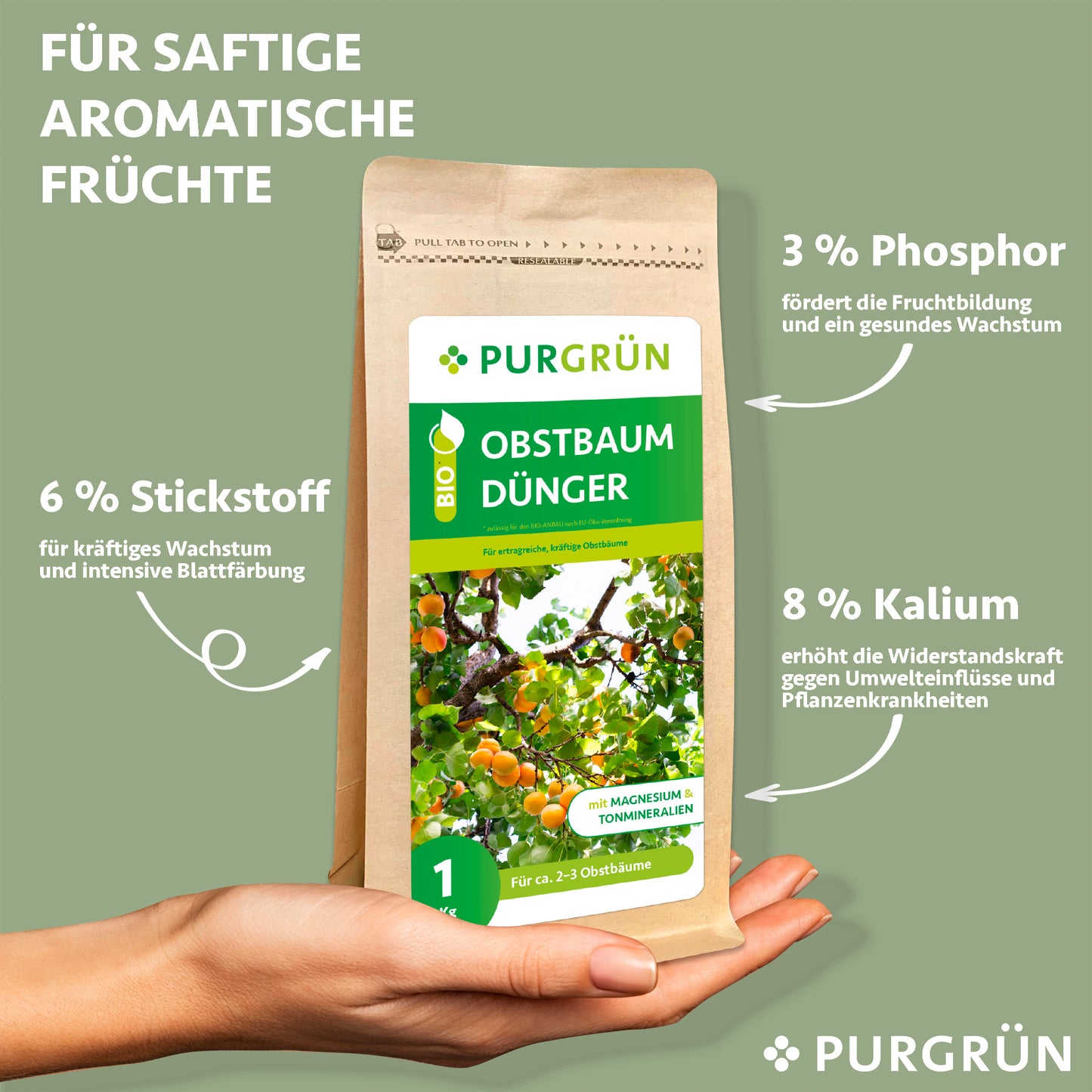 Bio-Obstbaum-Dünger 1 kg