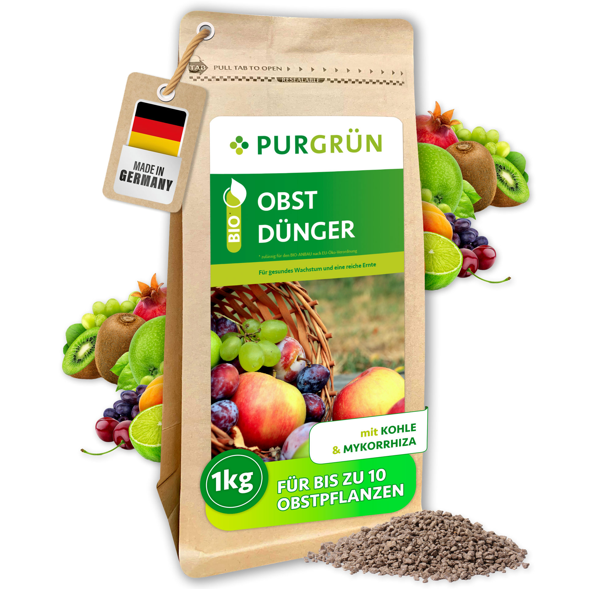 Purgrün Bio-Obstdünger 1 kg