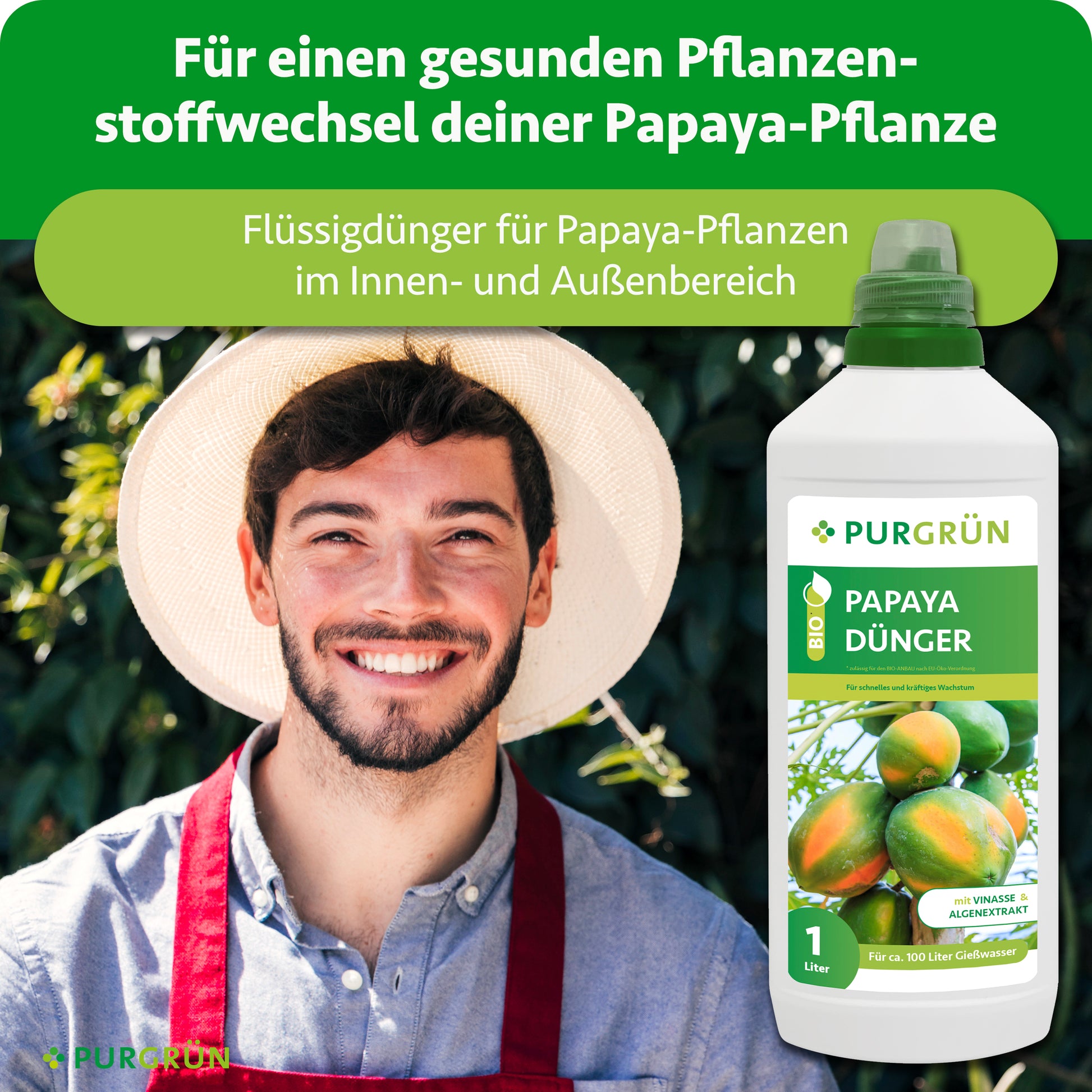 pk dünger baywa Purgrün Bio-Papaya-Dünger 1 Liter