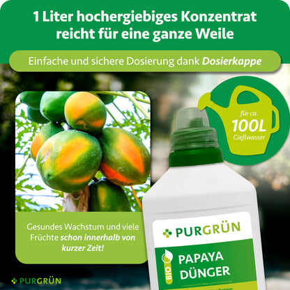 Bio-Papaya-Dünger 1 Liter