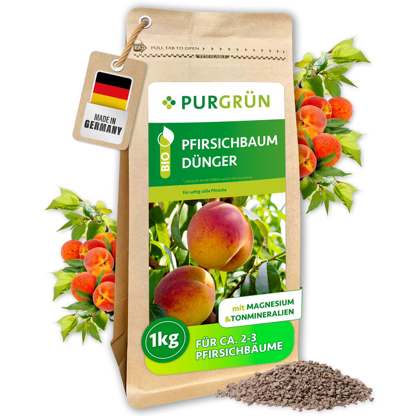 Bio-Pfirsichbaum-Dünger 1 kg