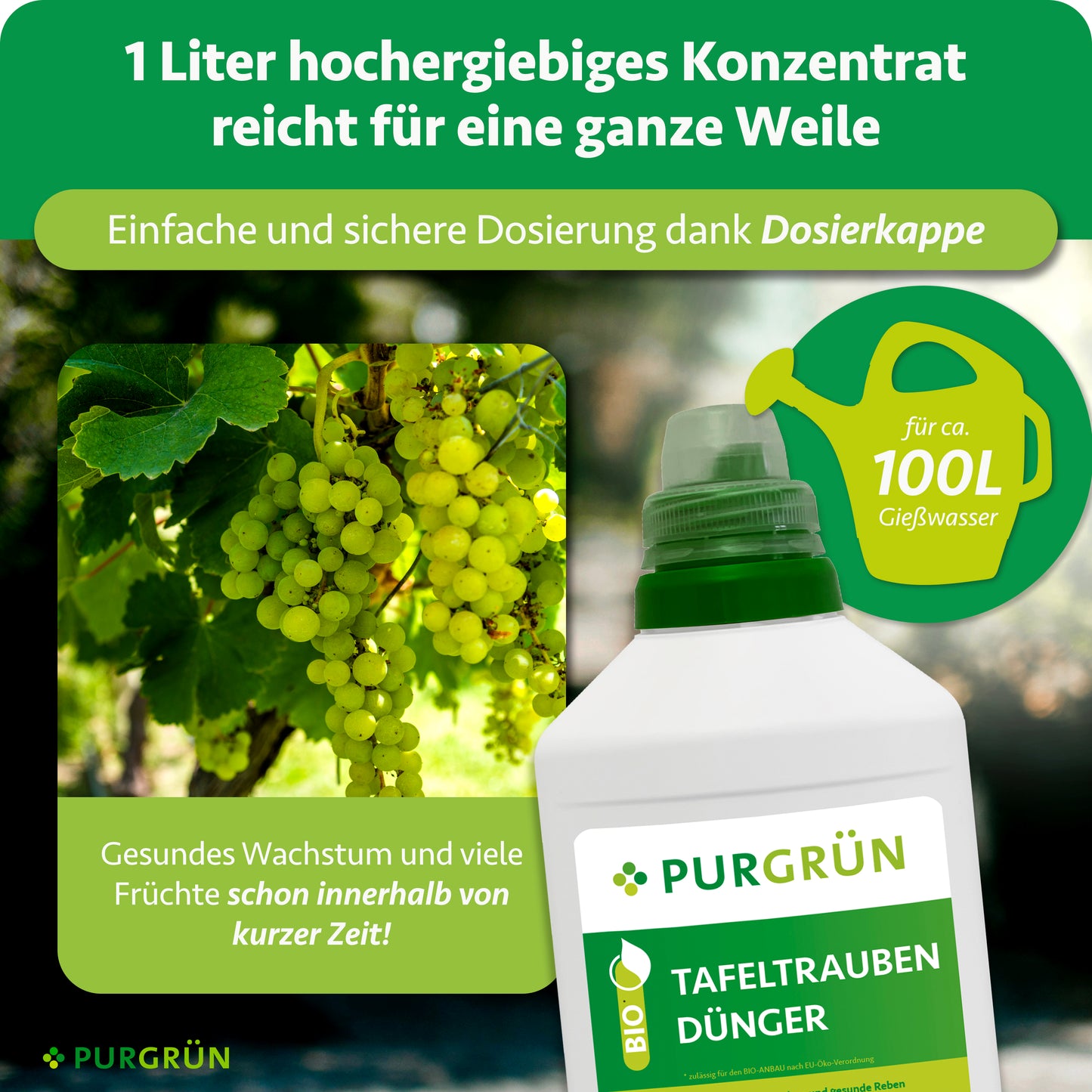 Bio-Tafeltrauben-Dünger 1 Liter