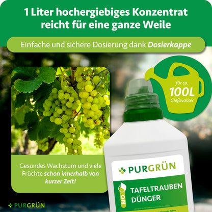 Bio-Tafeltrauben-Dünger 1 Liter