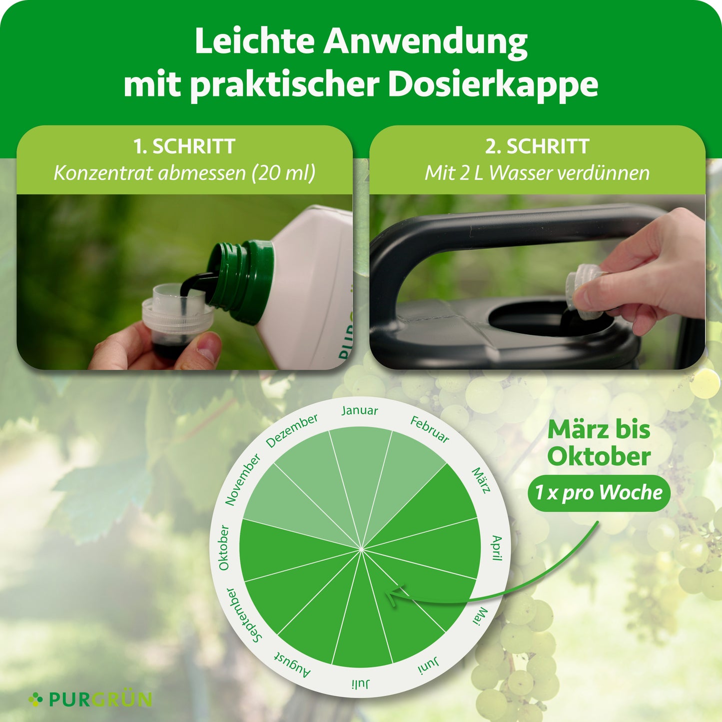 Bio-Tafeltrauben-Dünger 1 Liter