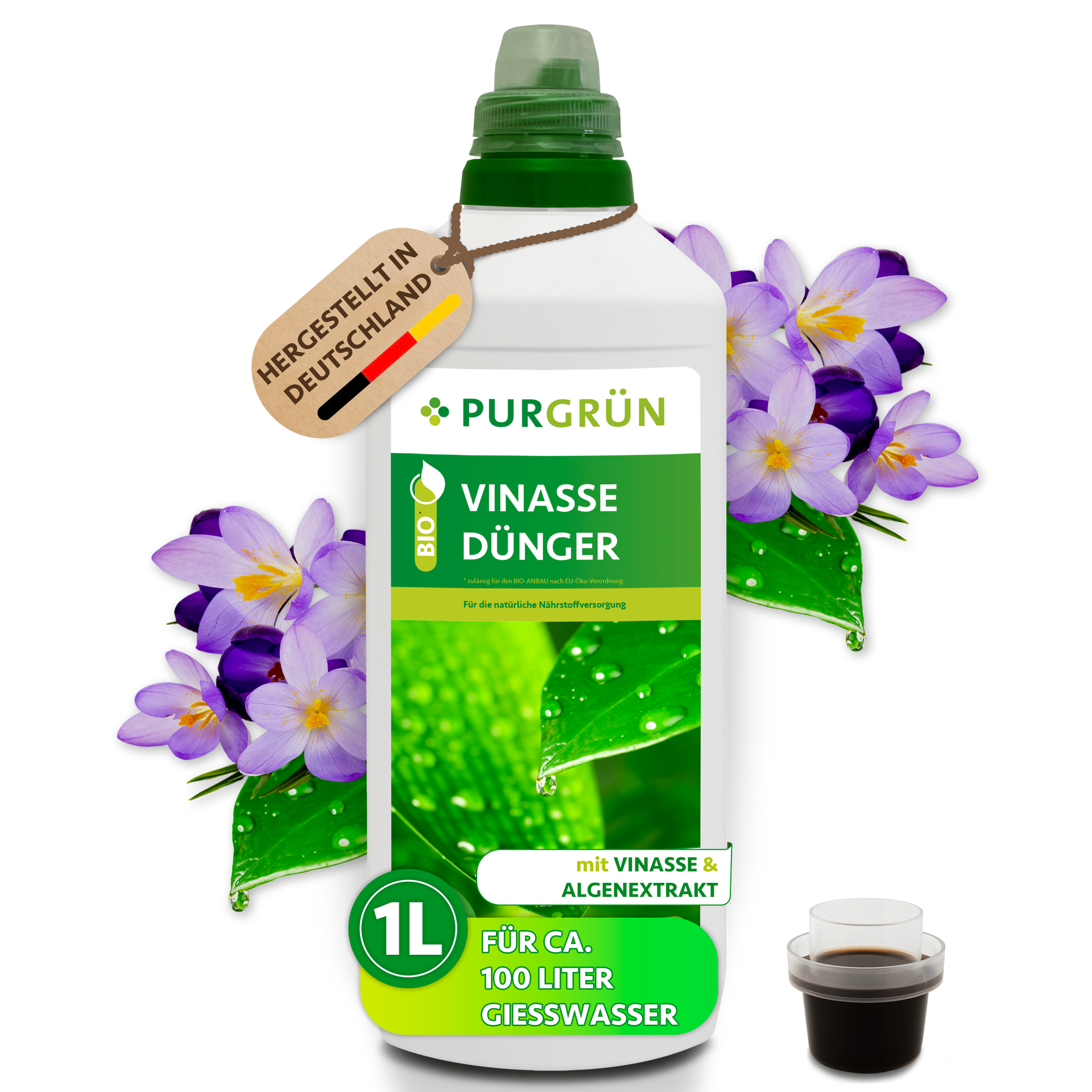 Purgrn Bio-Vinasse-Dnger 1 Liter