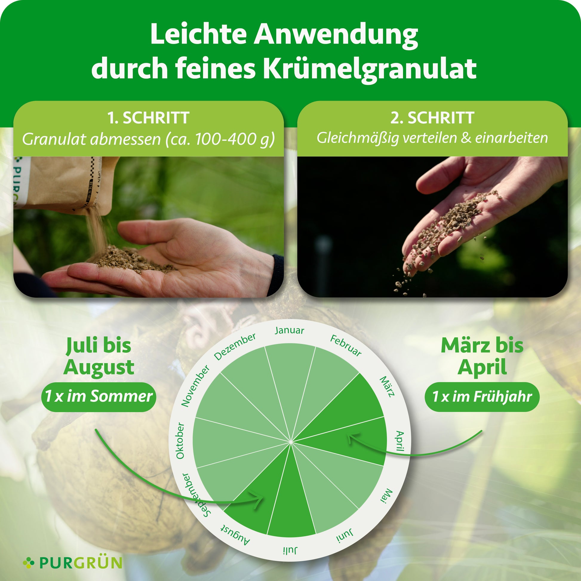 Purgrün Bio-Walnussbaum-Dünger 1 kg