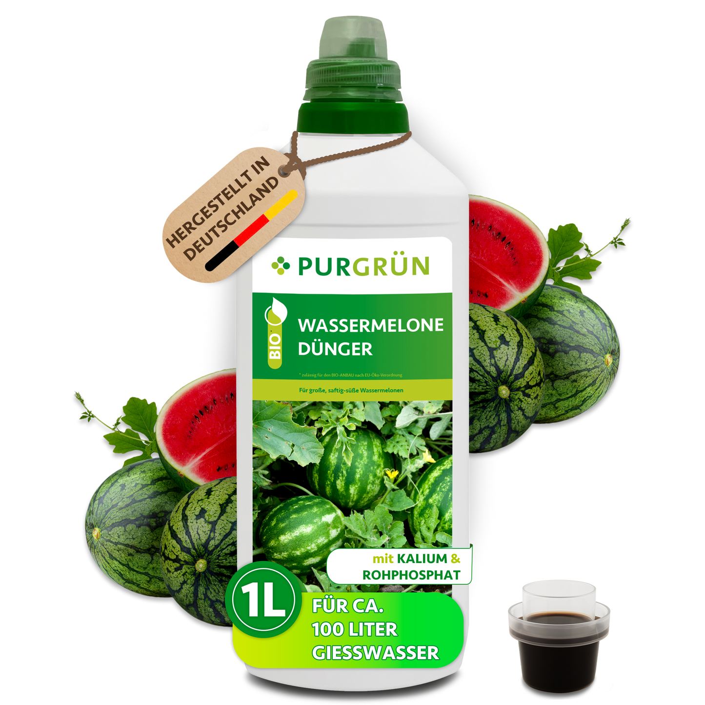 Bio-Wassermelone-Dünger 1 Liter