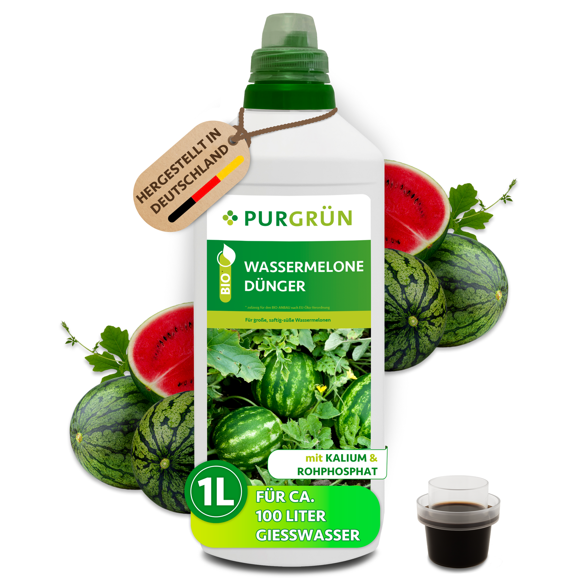Purgrün Bio-Wassermelone-Dünger 1 Liter