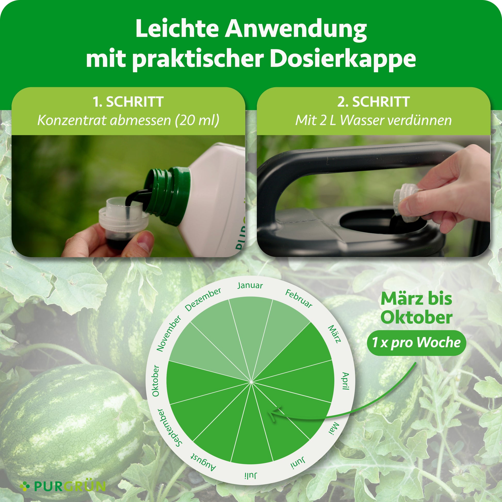 Purgrn Bio-Wassermelone-Dnger 1 Liter