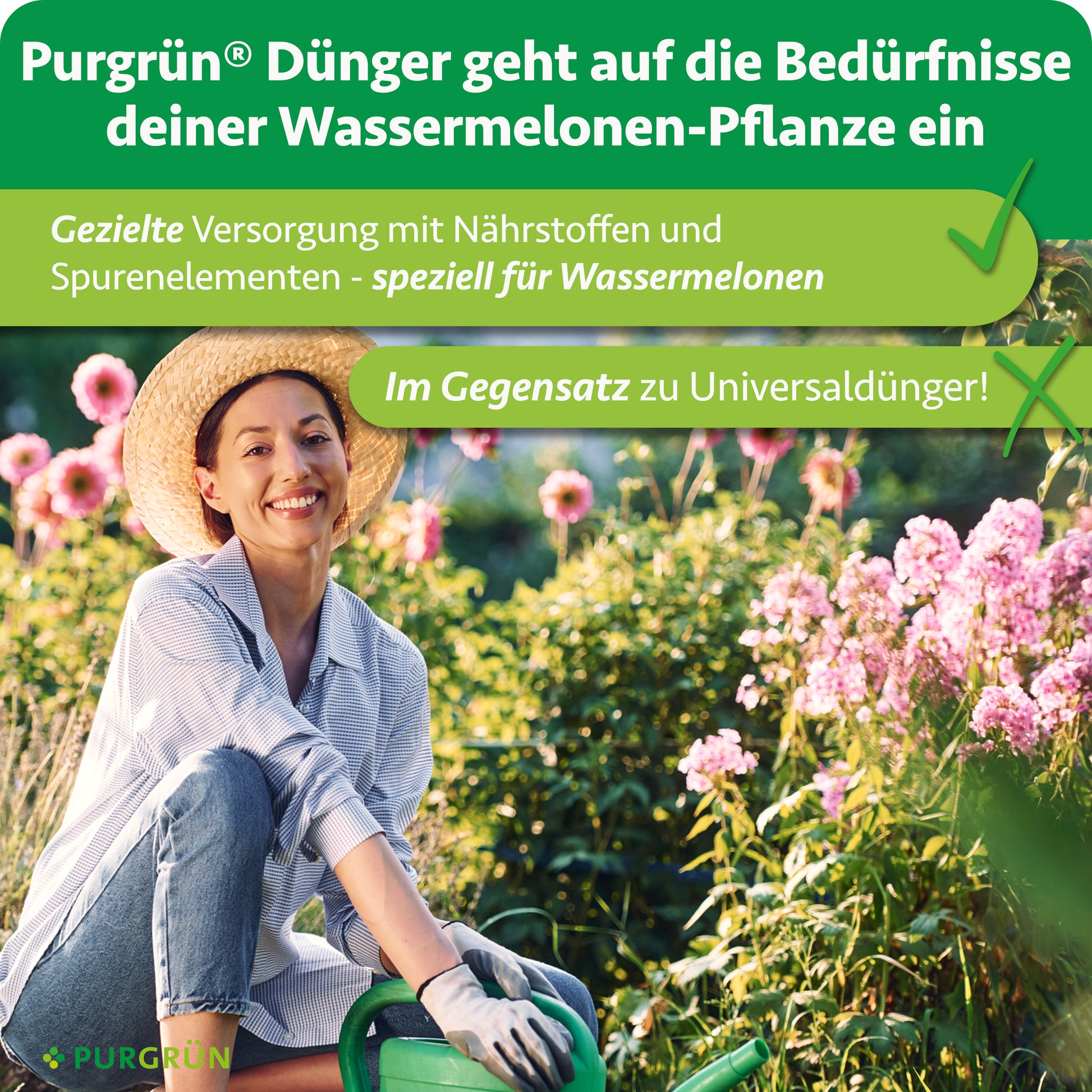 Purgrün Bio-Wassermelone-Dünger 1 Liter