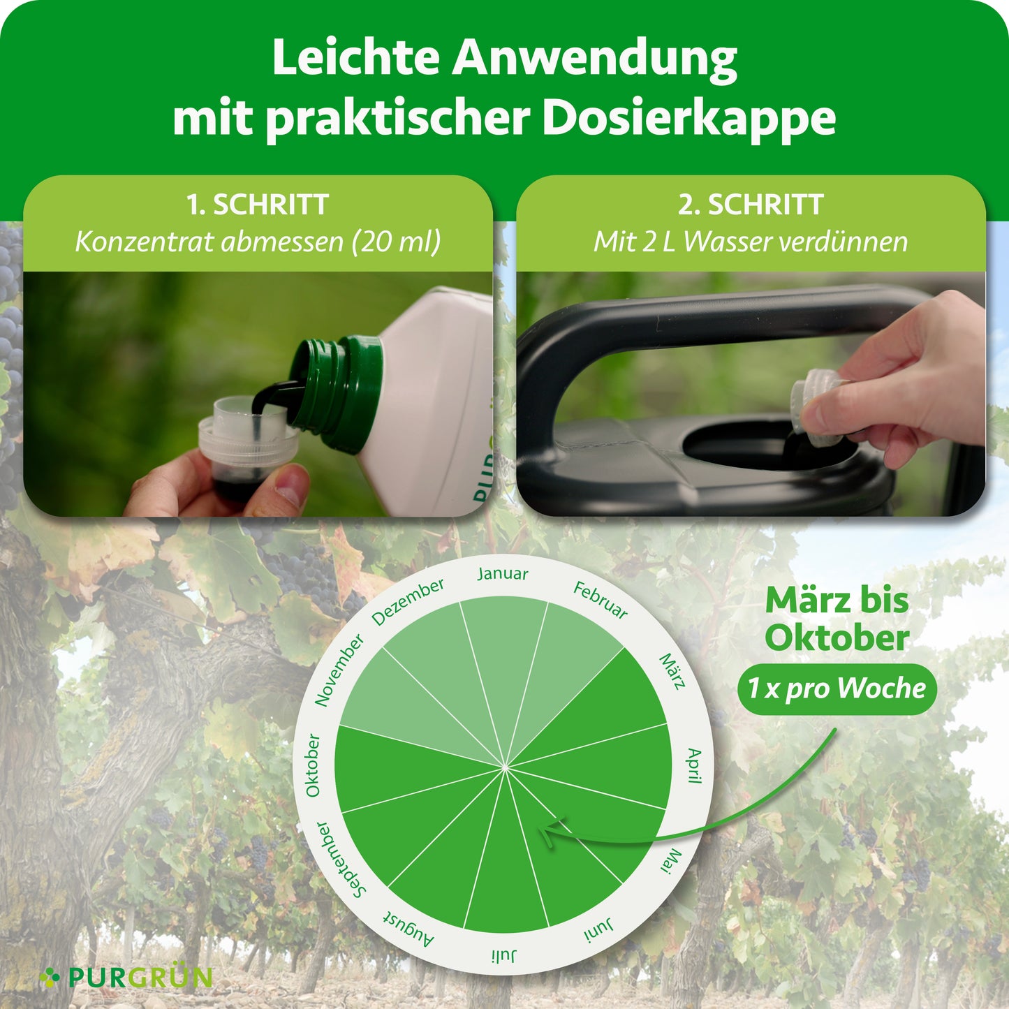 Bio-Weinstock-Dünger 1 Liter