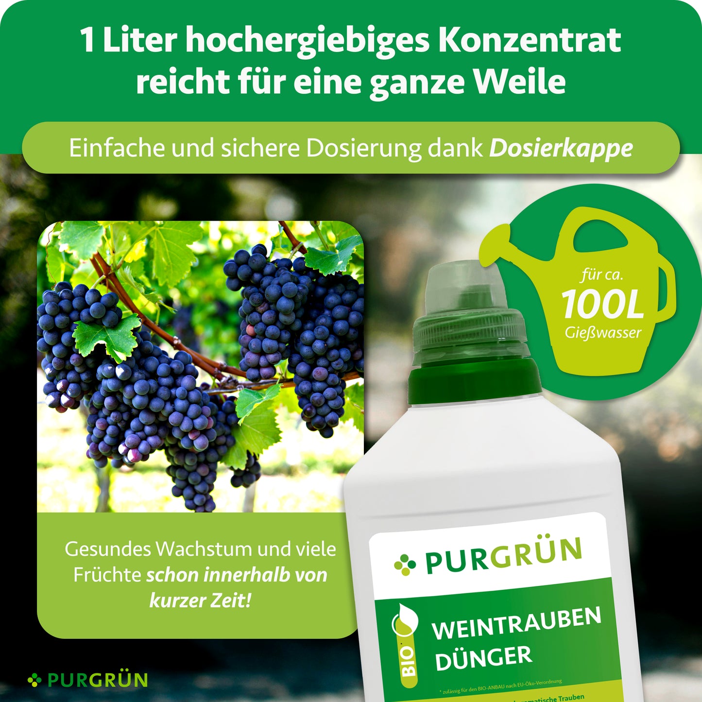 Bio-Weintrauben-Dünger 1 Liter