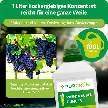 Bio-Weintrauben-Dünger 1 Liter