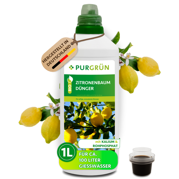 was ist ein dünger Purgrün Bio-Zitronenbaum-Dünger 1 Liter