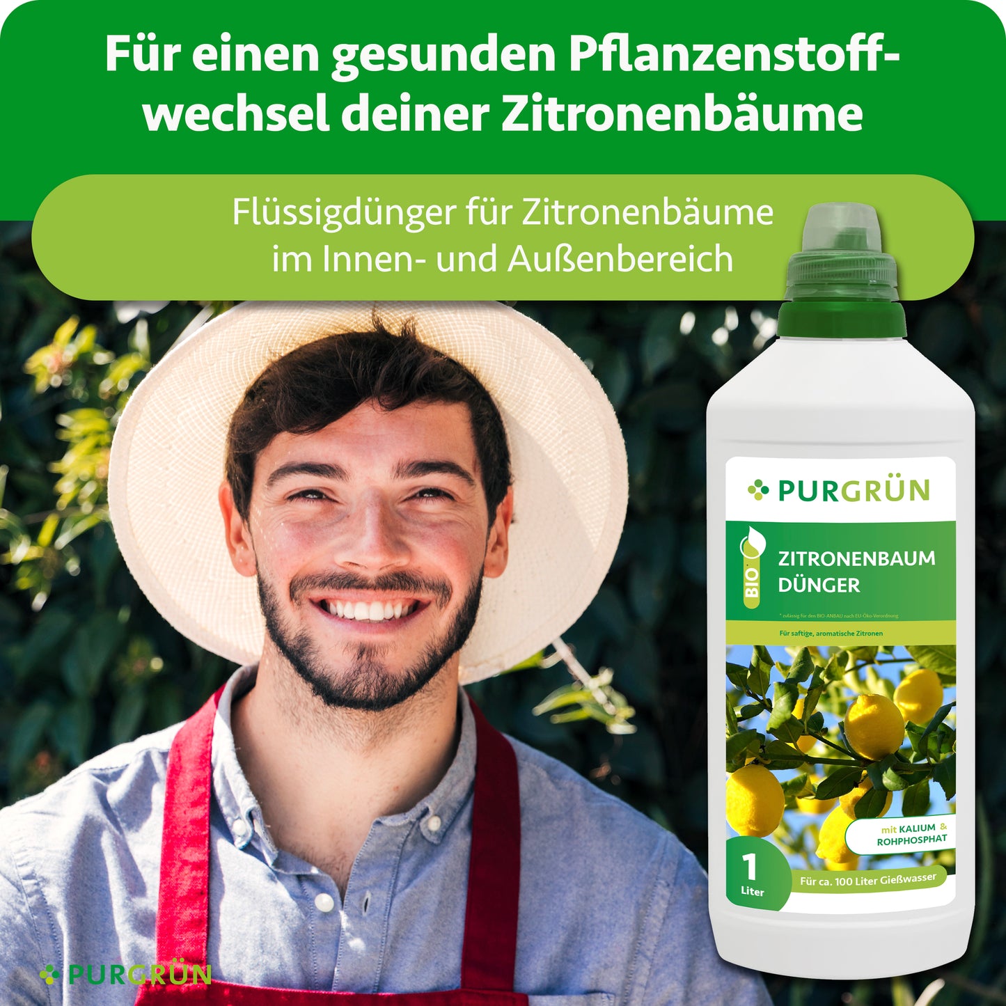 Bio-Zitronenbaum-Dünger 1 Liter